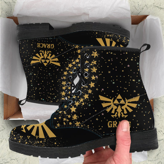 Legend Never Die - Personalized The Hero's Legend Leather Boots