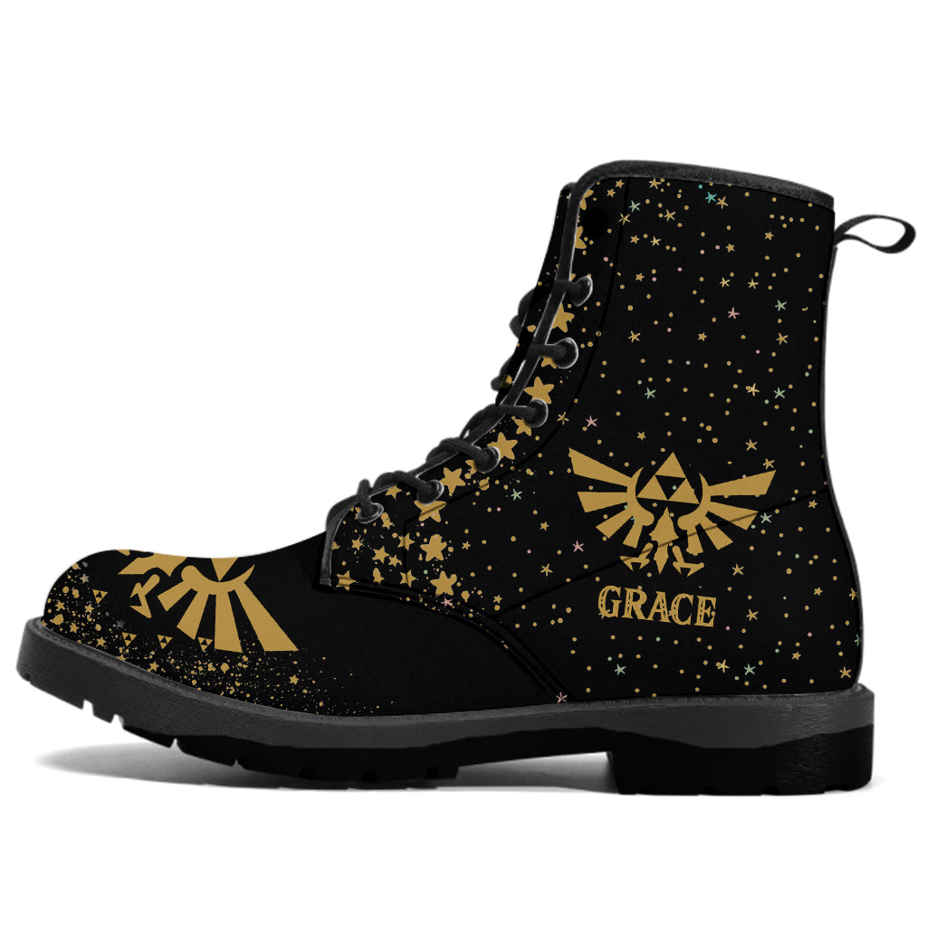 Legend Never Die - Personalized The Hero's Legend Leather Boots