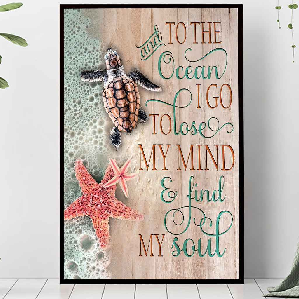 To The Ocean  - Turtle Poster 062021