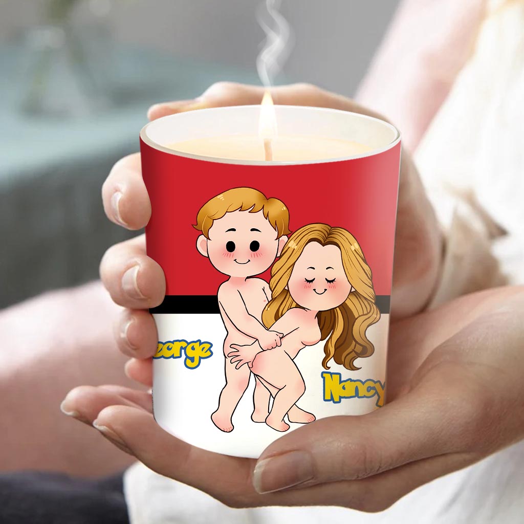 I Love You - Personalized Candle With Wooden Lid