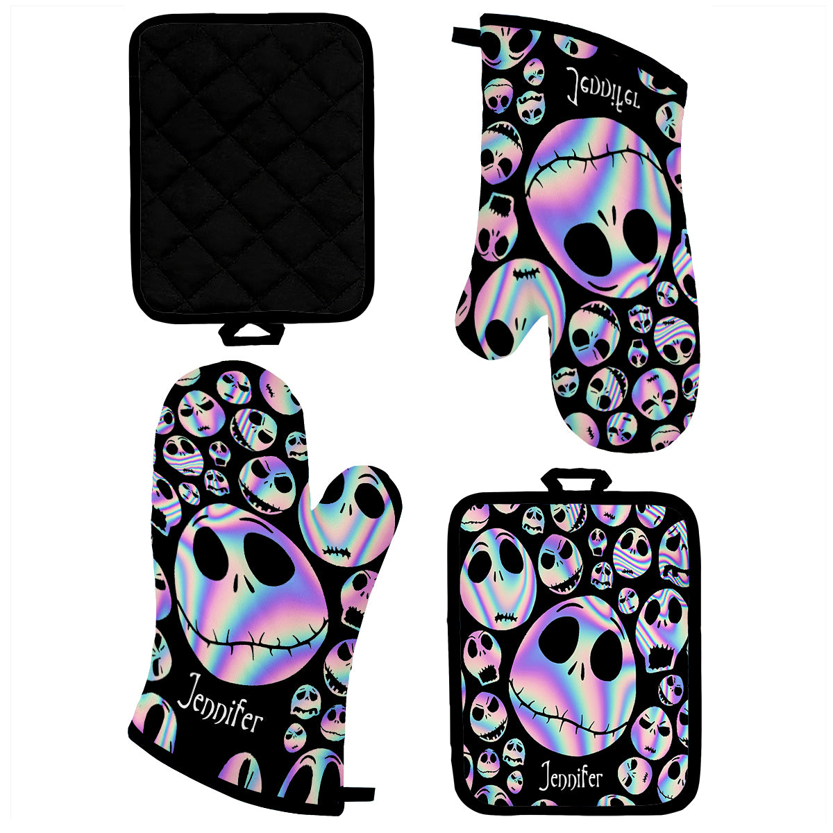 Magical Kitchen - Personalized Baking Oven Mitts & Pot Holder Set
