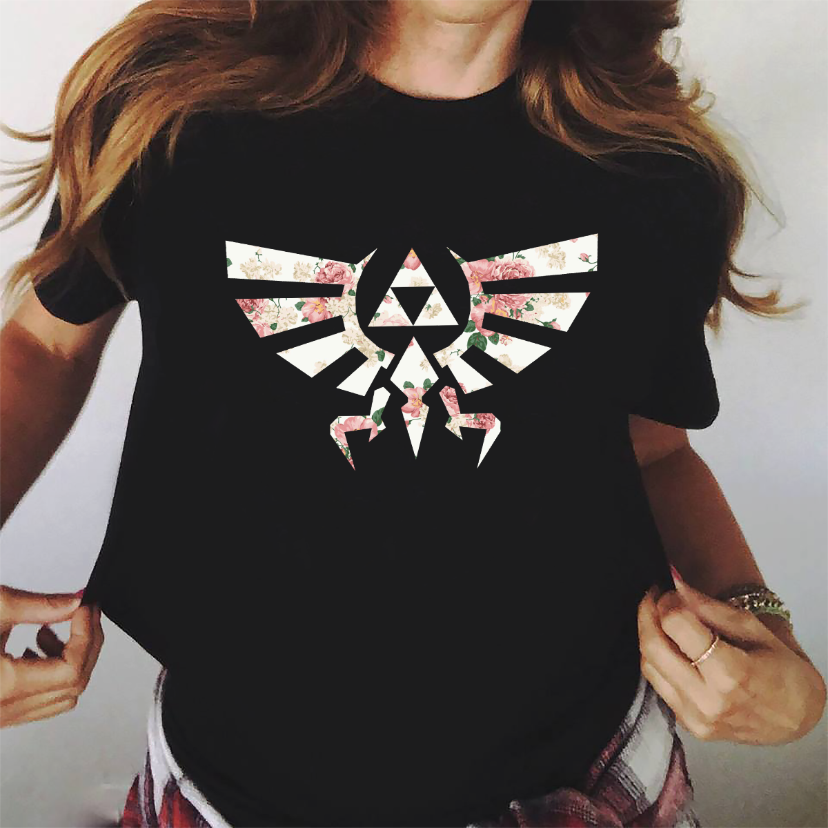 Flower Tribal Triforce The Adventurer T-shirt and Hoodie 0523