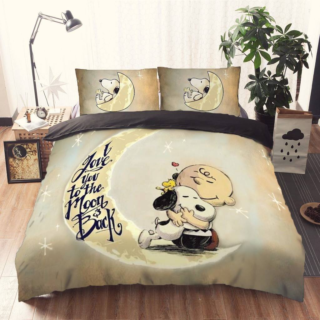 I Love You To The Moon And Back Bedding Set 0523