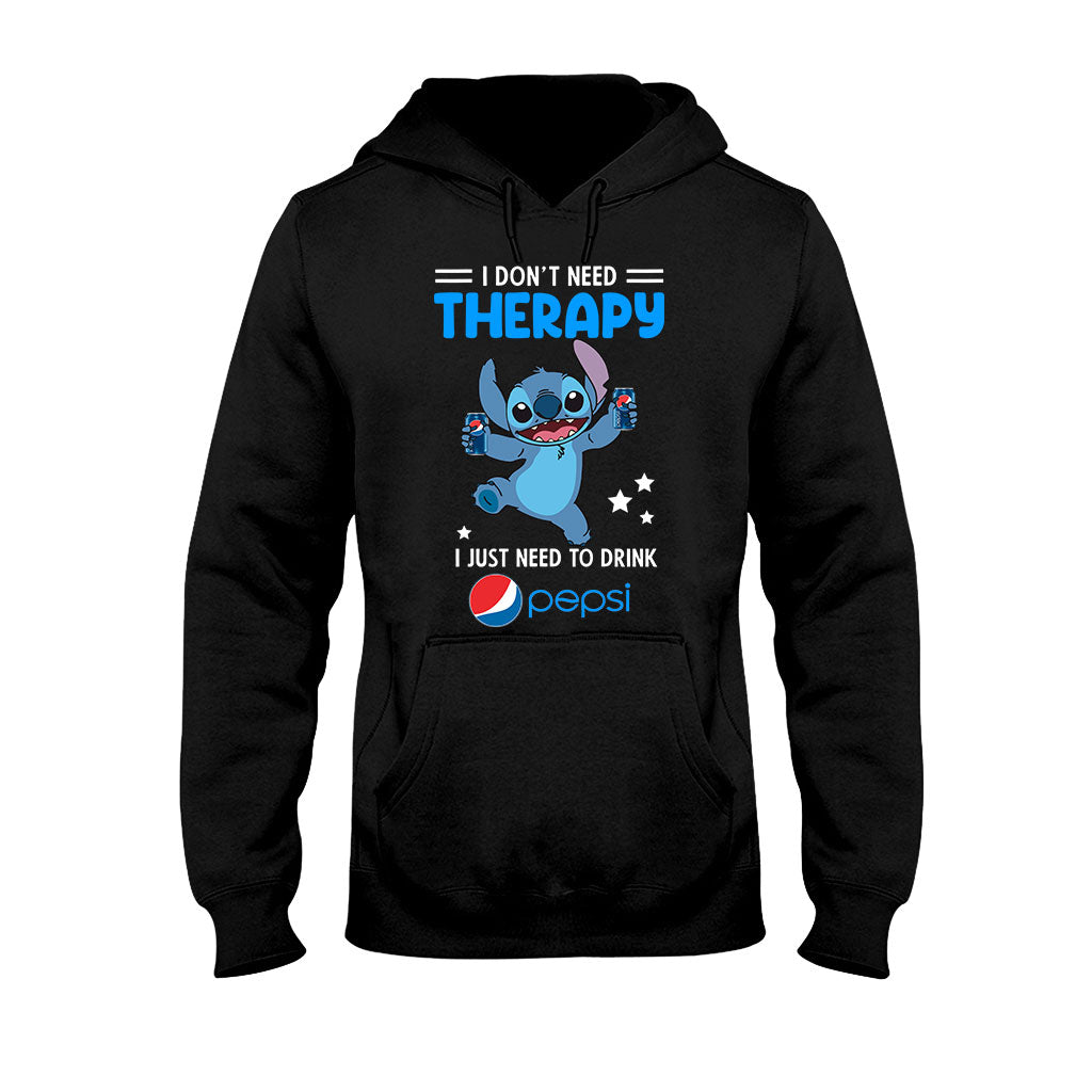 I Don't Need Therapy - Personalized Blue Soft Drink T-shirt and Hoodie