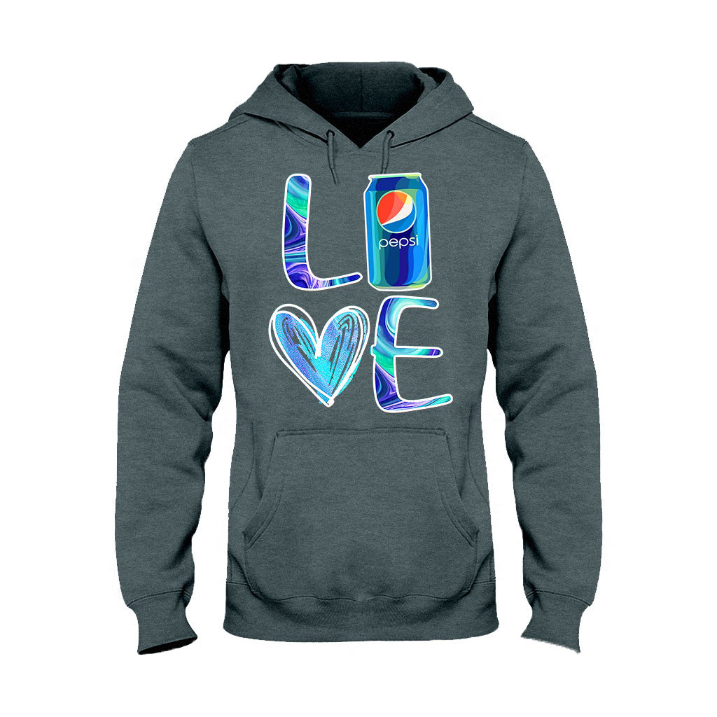 Love Summer Blue Soft Drink T-shirt and Hoodie