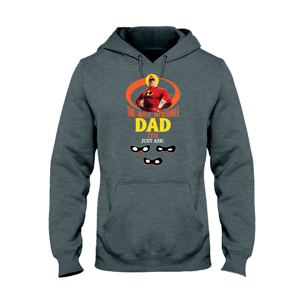 Incredible Dad - Personalized Incredible Family T-shirt and Hoodie