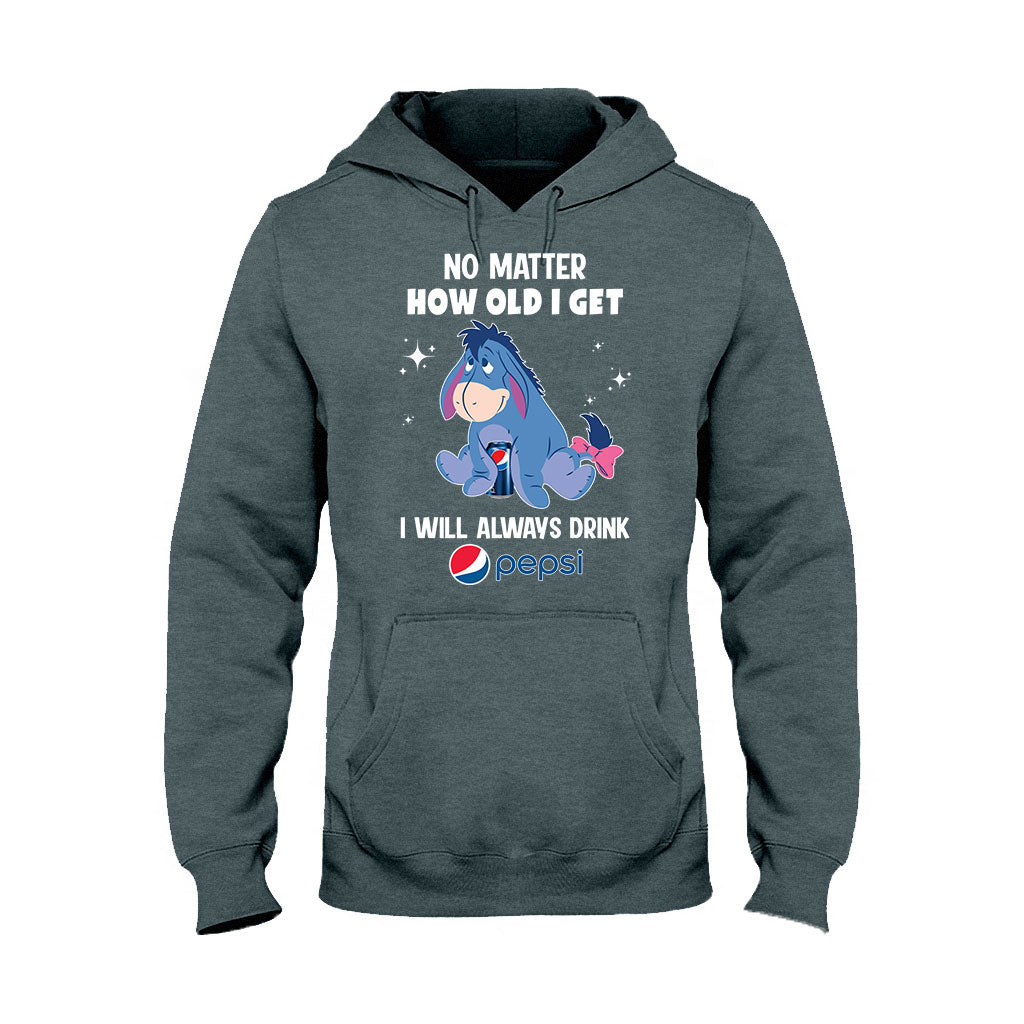 No Matter How Old I Get Blue Soft Drink T-shirt and Hoodie