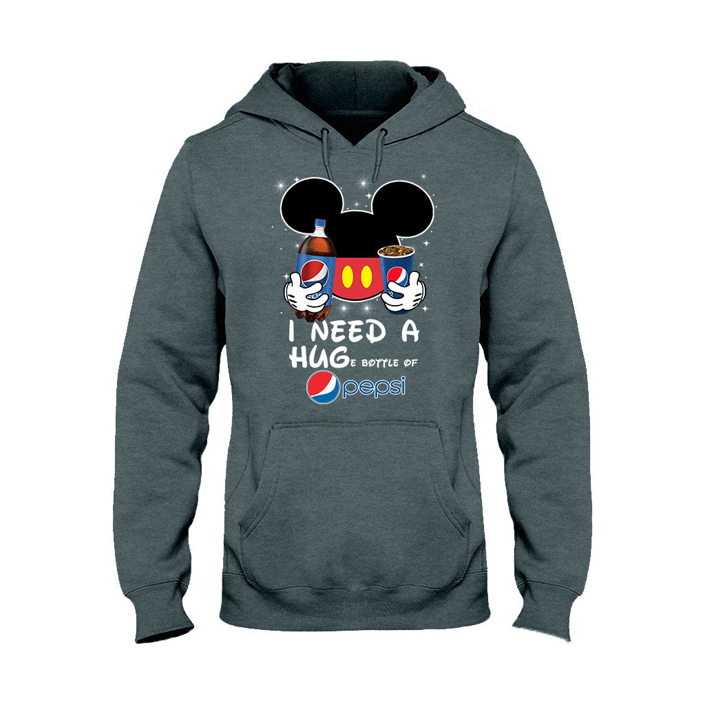 I Need A Hug Funny Blue Soft Drink T-shirt and Hoodie