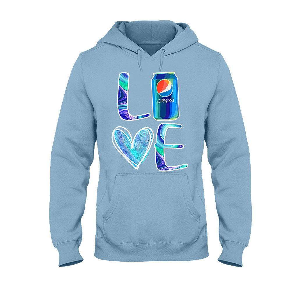 Love Summer Blue Soft Drink T-shirt and Hoodie