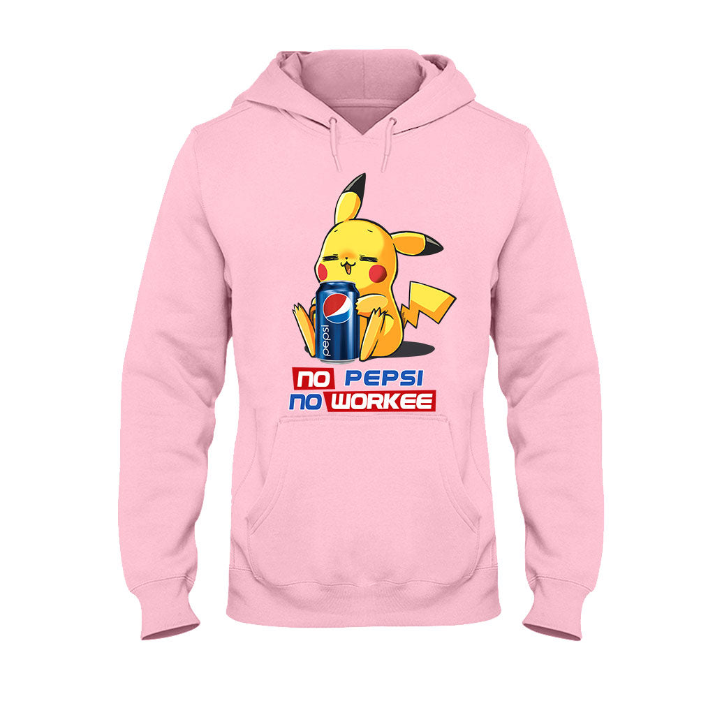 No Workee Blue Soft Drink T-shirt and Hoodie