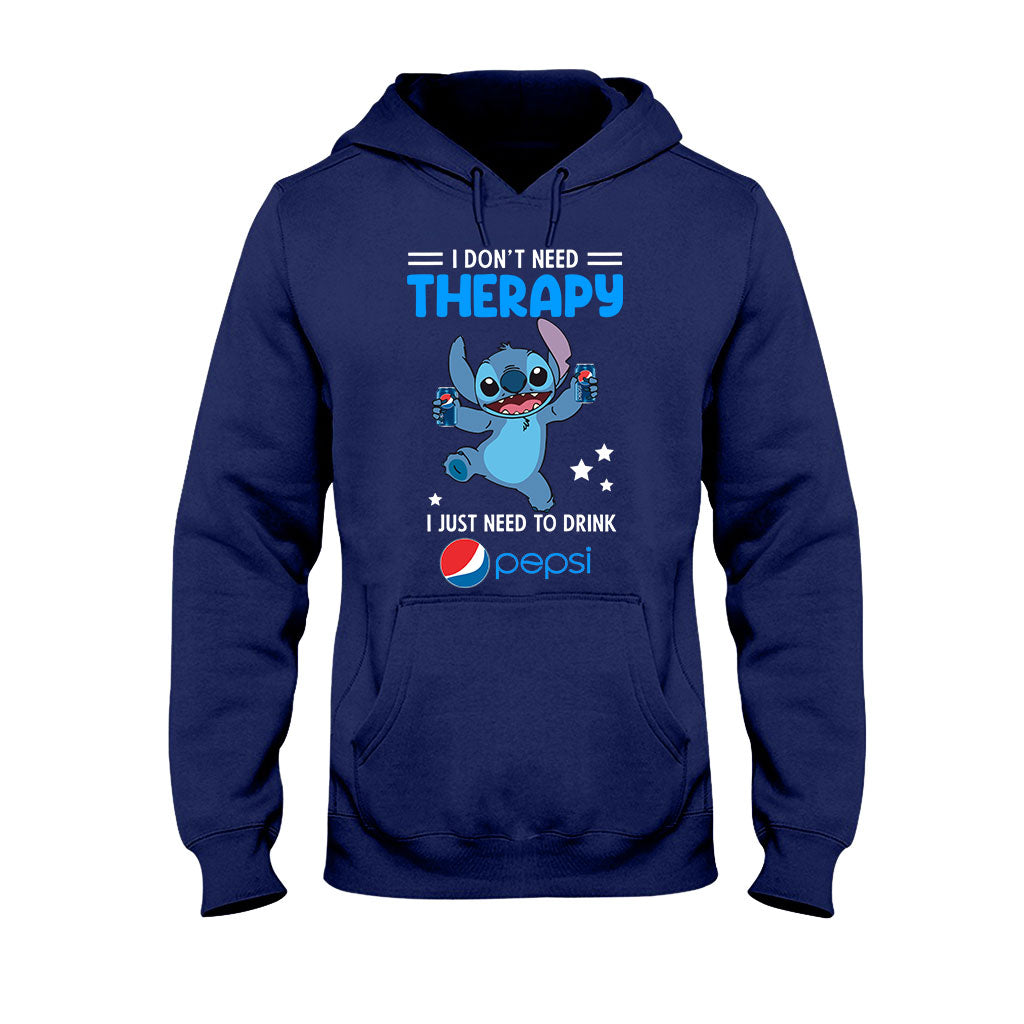 I Don't Need Therapy - Personalized Blue Soft Drink T-shirt and Hoodie