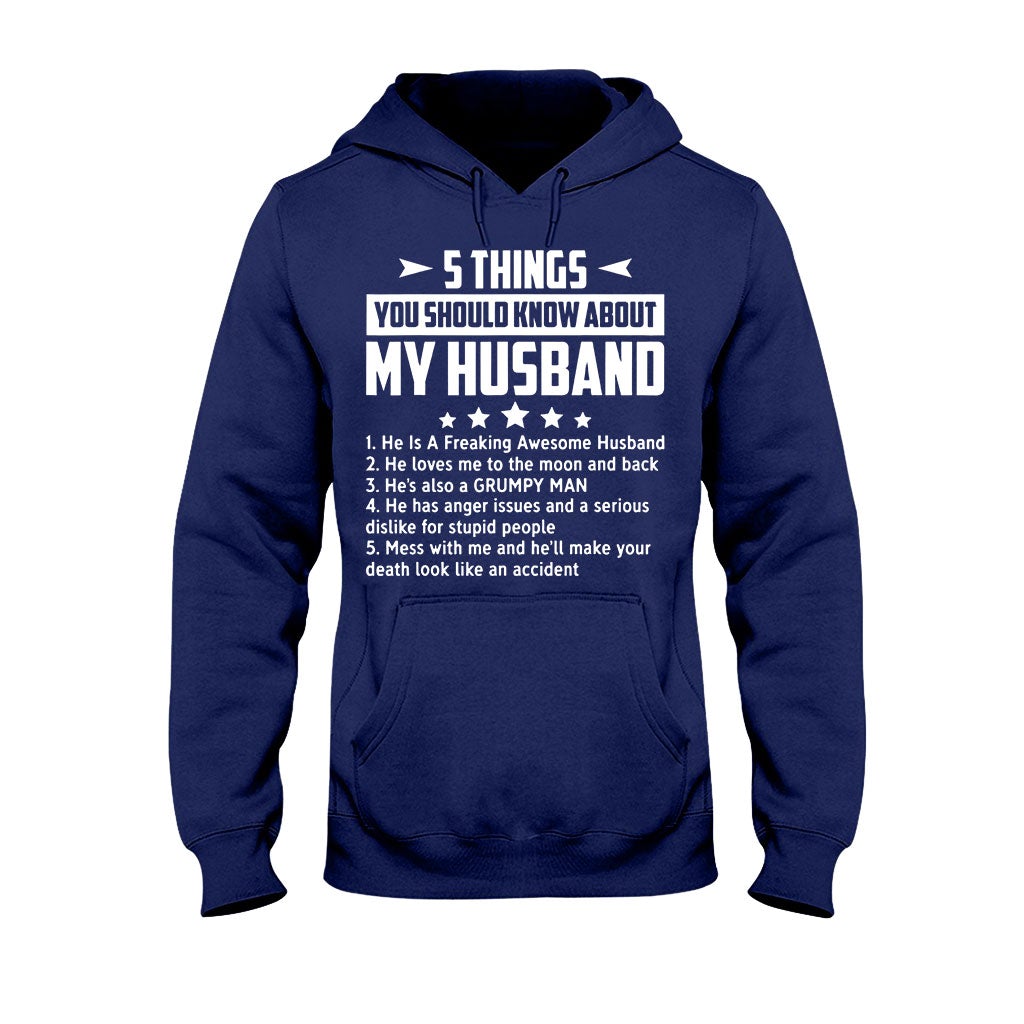 5 Things - Husband And Wife T-shirt And Hoodie 072021