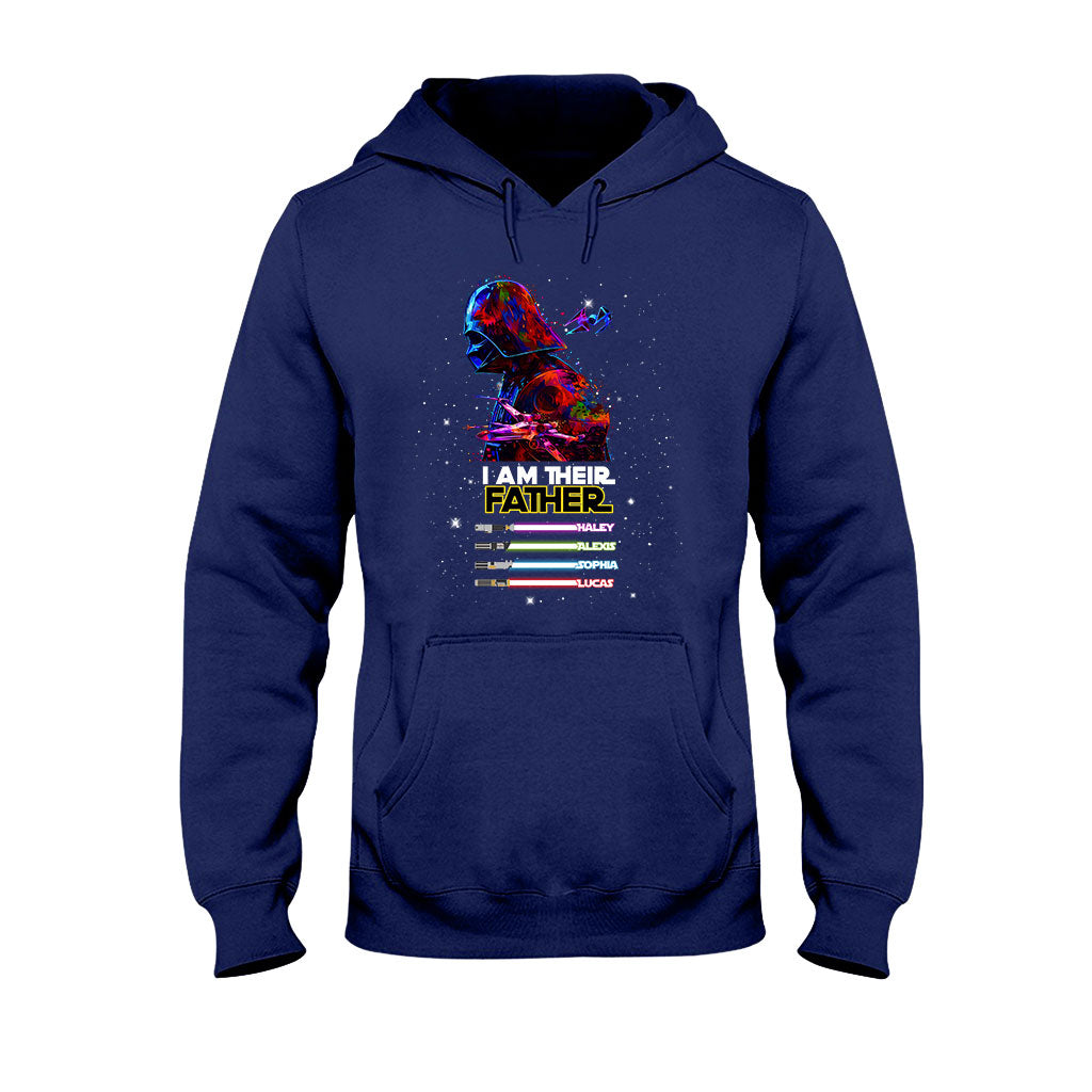 I Am Their Father - Personalized Father's Day The Force T-shirt and Hoodie abtest