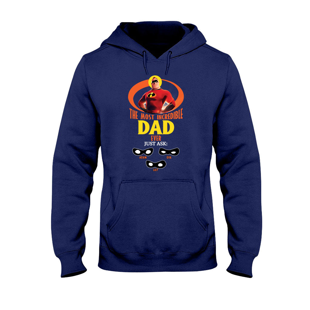 Incredible Dad - Personalized Incredible Family T-shirt and Hoodie