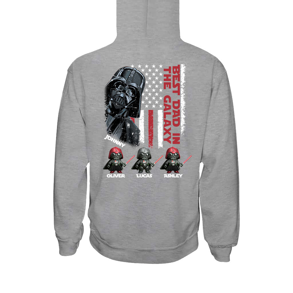 Best Dad In The Galaxy Just Ask - Personalized The Force T-shirt and Hoodie