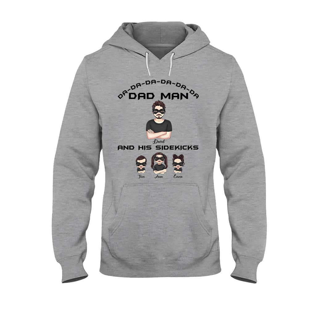 Dad Man Superhero Dad - Personalized Father T-shirt and Hoodie