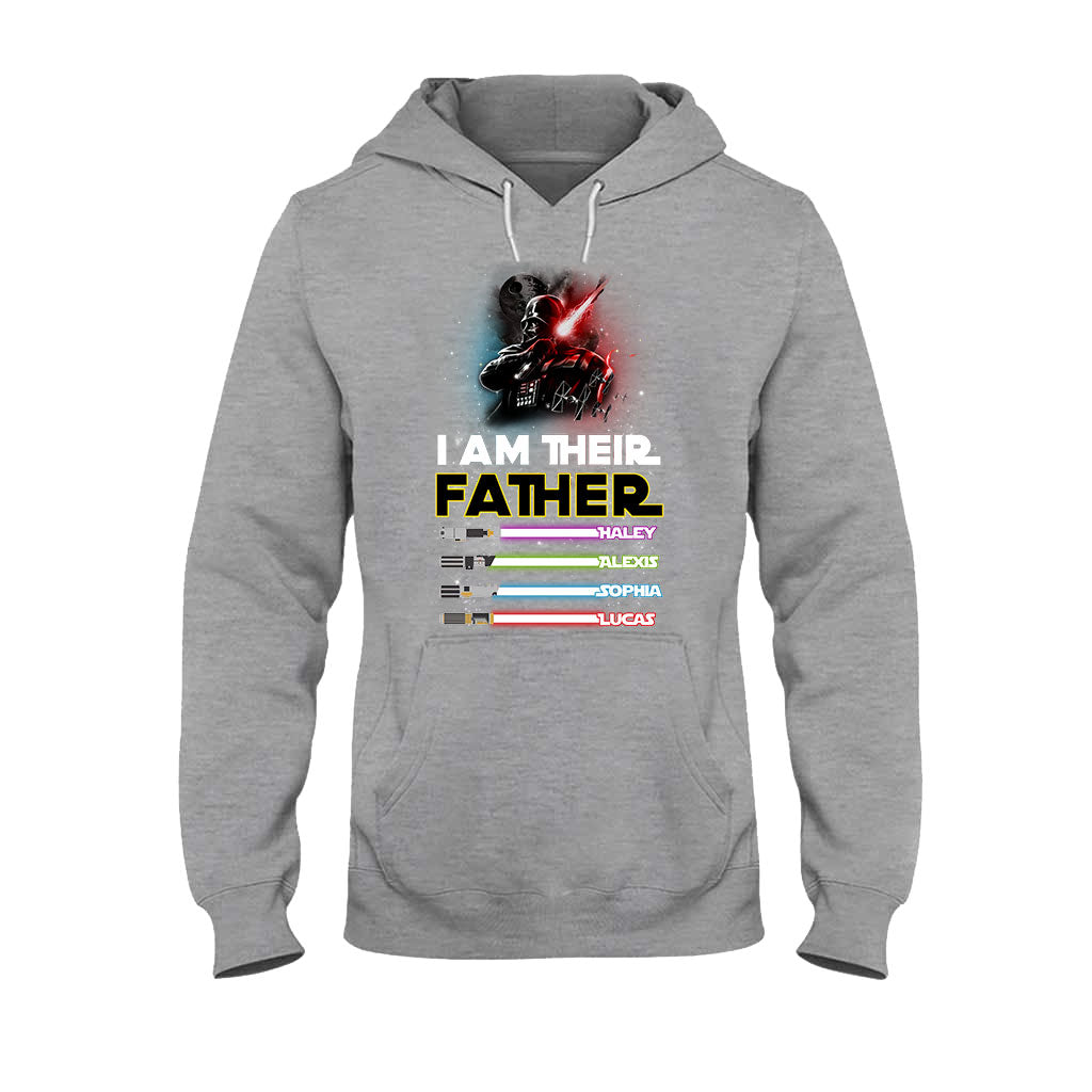 I Am Their Father - Personalized Father's Day The Force T-shirt and Hoodie