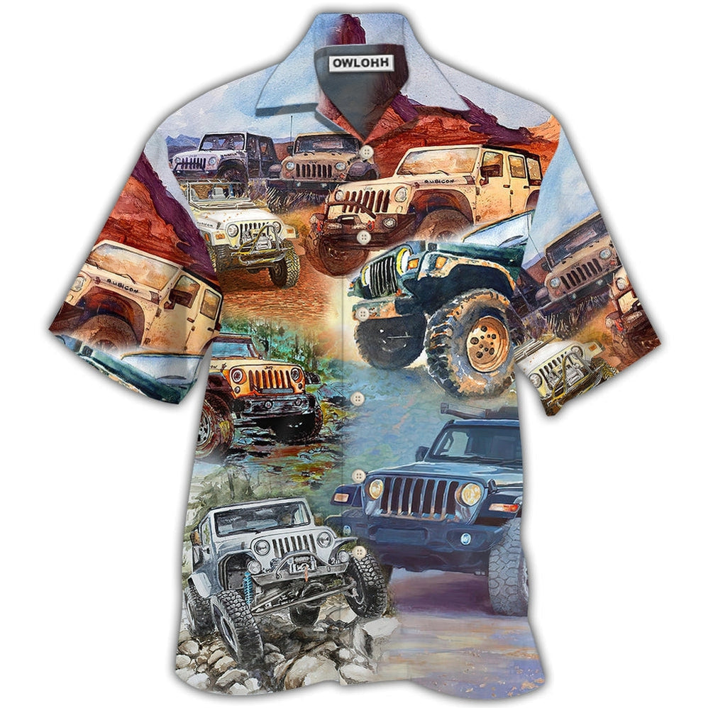 Painting Classic Vintage Car Hawaiian Shirt 0523