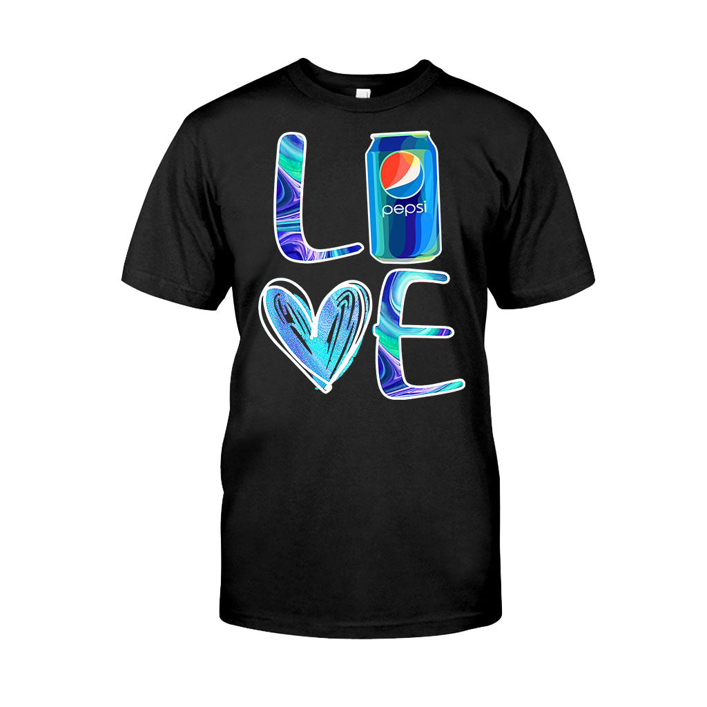 Love Summer Blue Soft Drink T-shirt and Hoodie