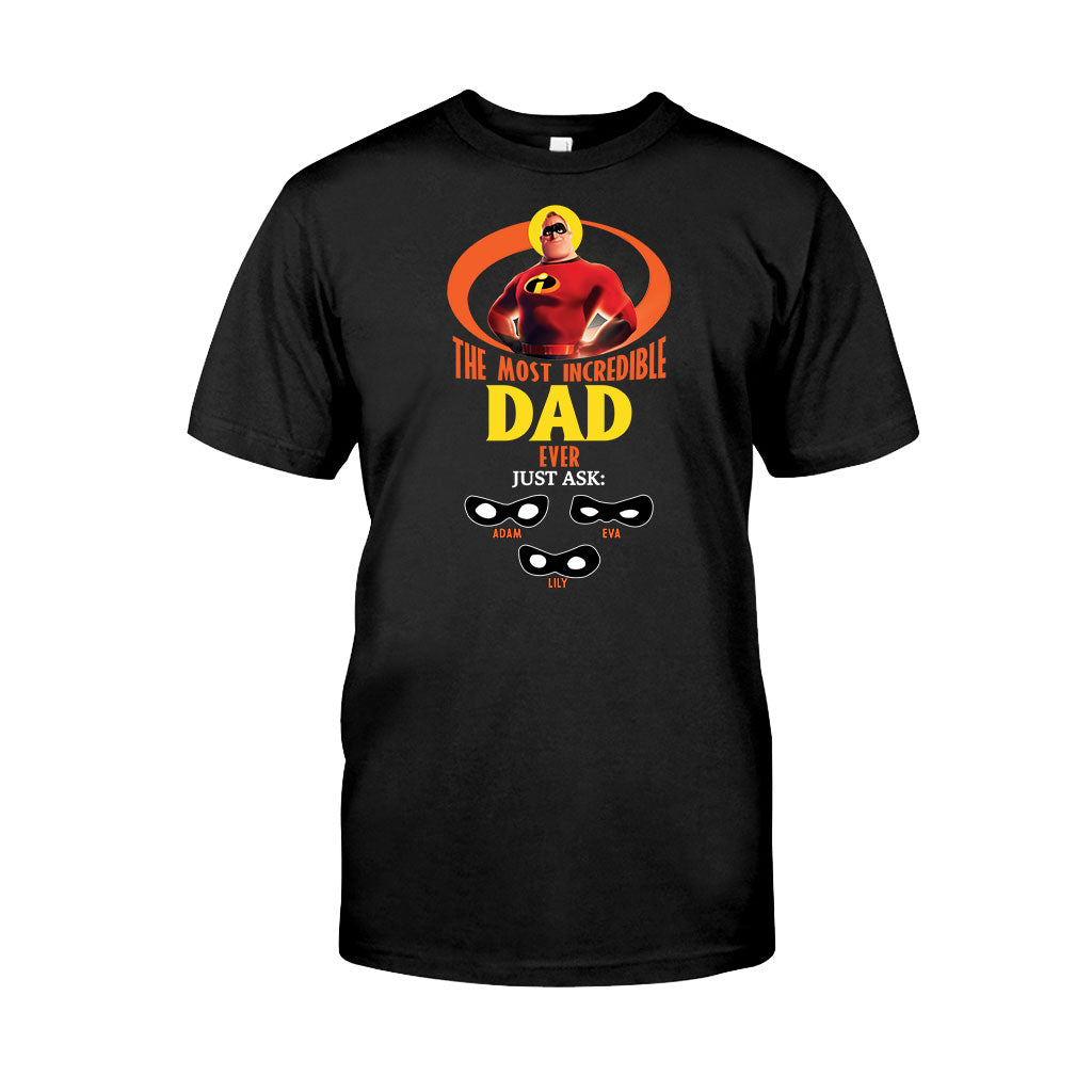 Incredible Dad - Personalized Incredible Family T-shirt and Hoodie