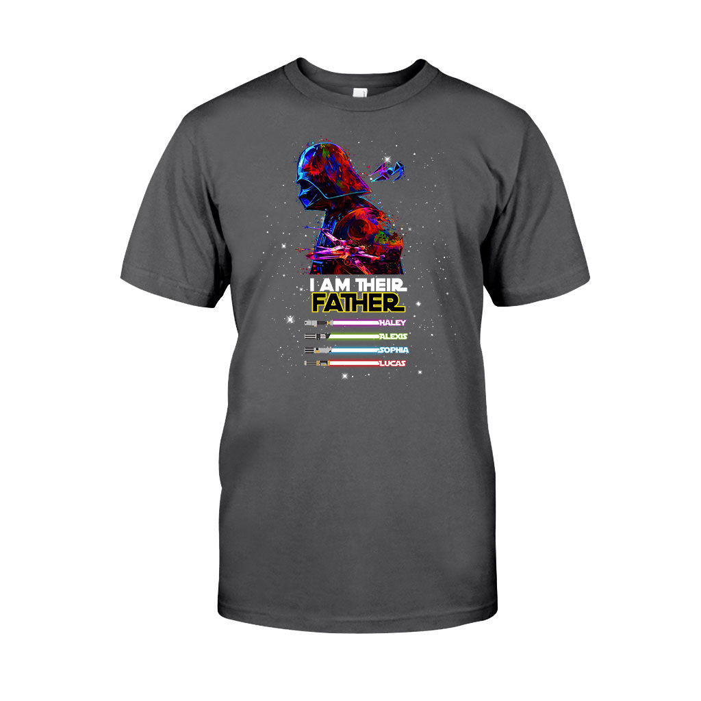 I Am Their Father - Personalized Father's Day The Force T-shirt and Hoodie abtest