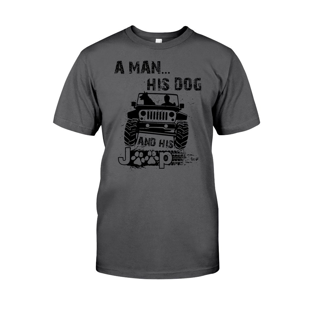 A Man His Dog And His Jp - Car T-shirt and Hoodie 1121