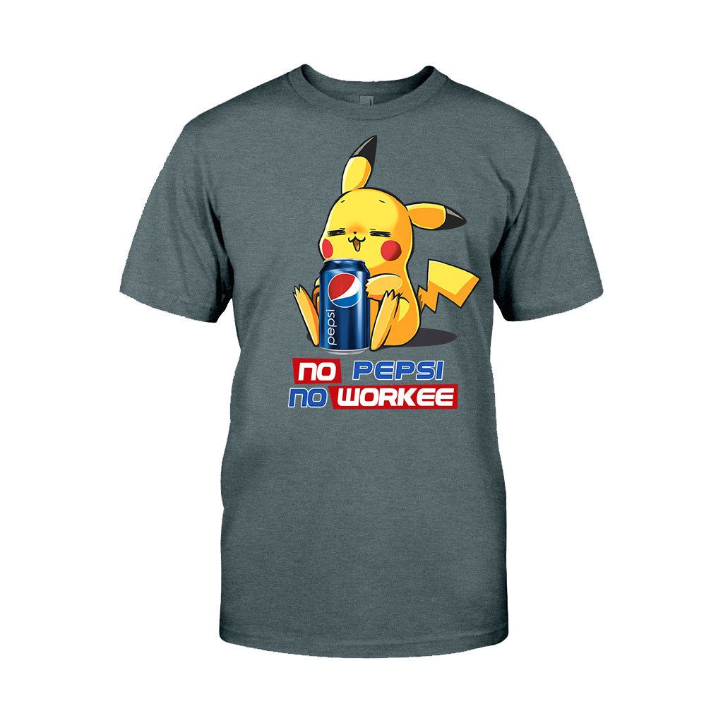 No Workee Blue Soft Drink T-shirt and Hoodie