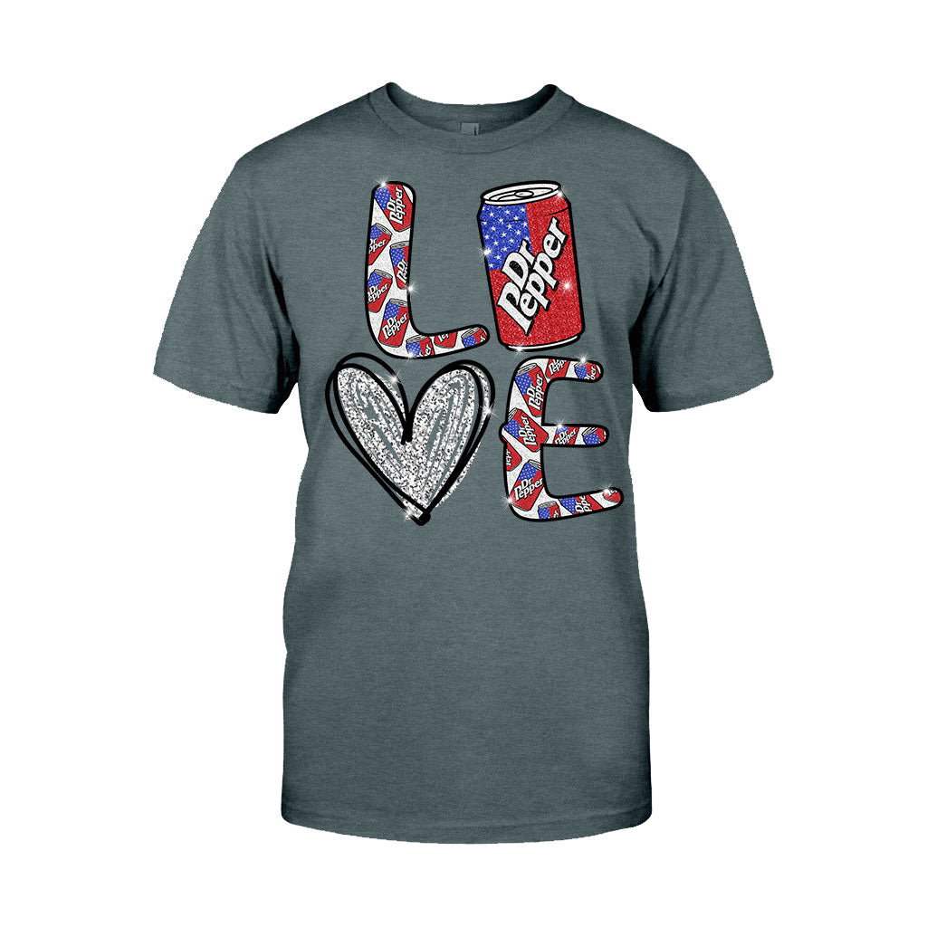 Love Summer Patriotic Texas Drink T-shirt and Hoodie