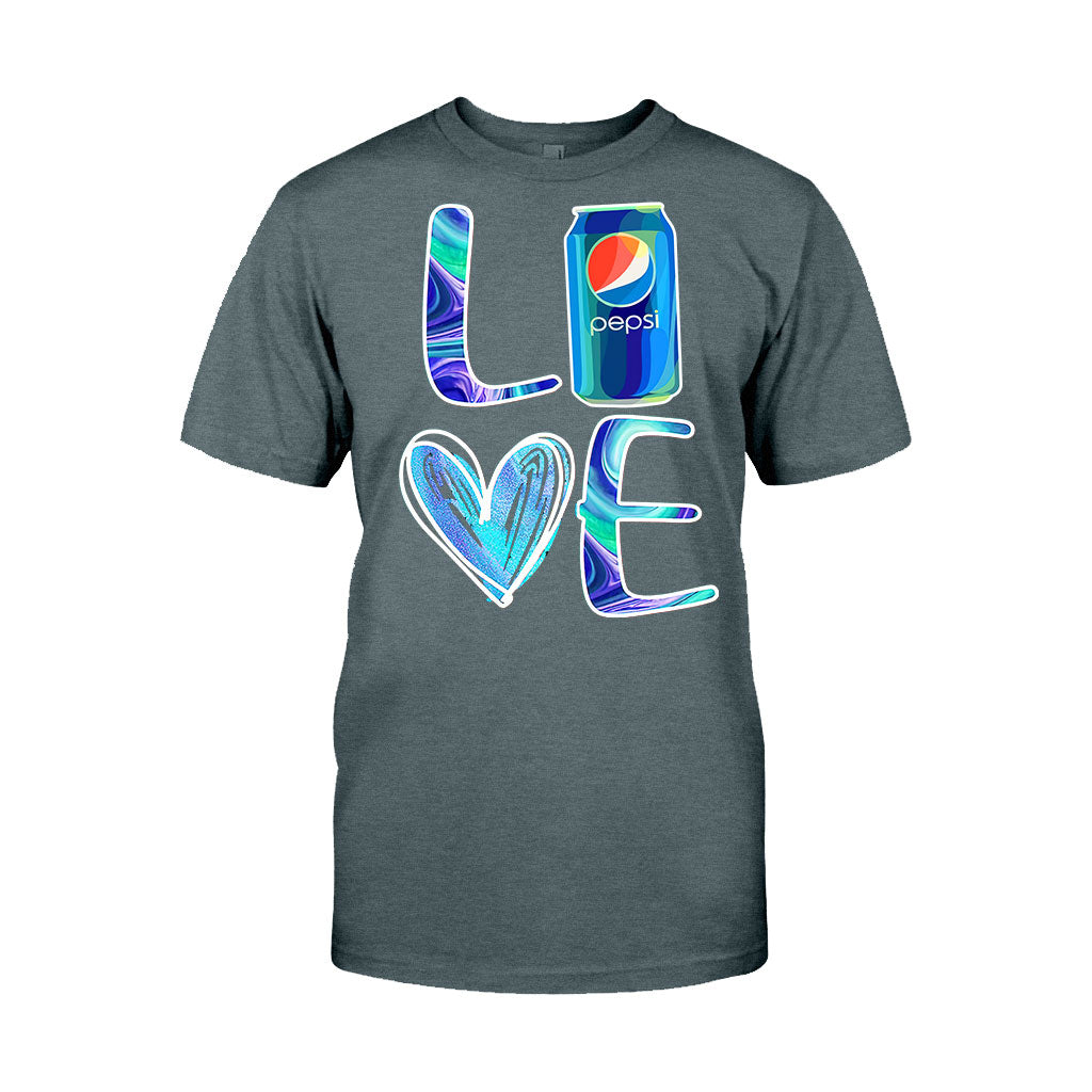 Love Summer Blue Soft Drink T-shirt and Hoodie