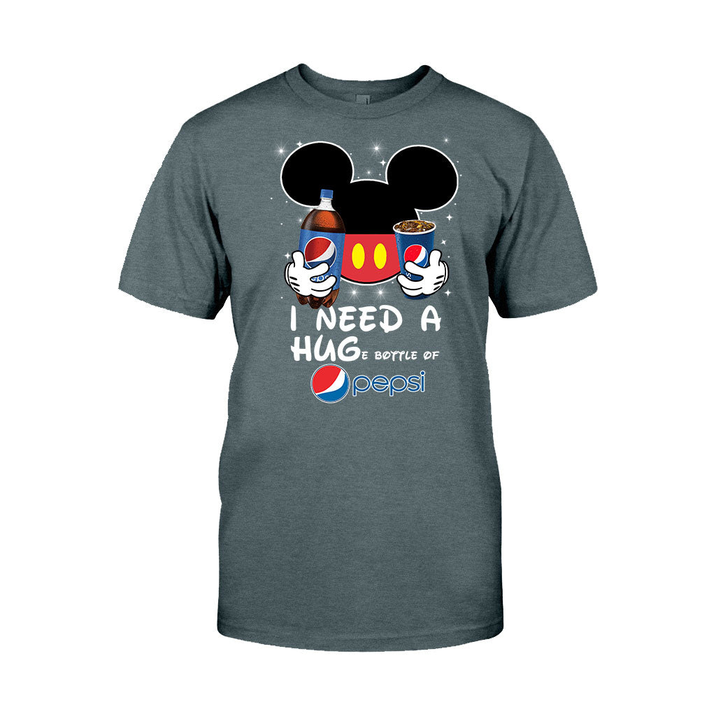 I Need A Hug Funny Blue Soft Drink T-shirt and Hoodie