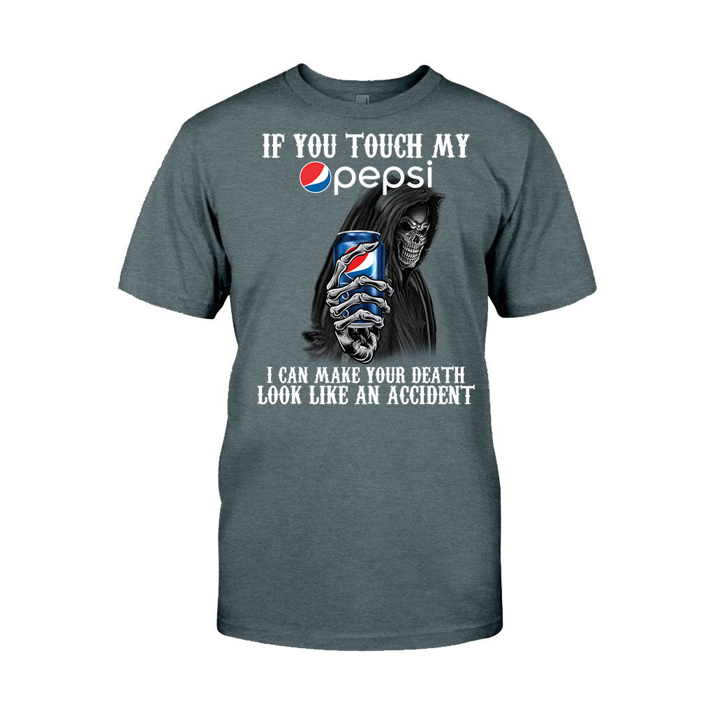 If You Touch My Blue Soft Drink T-shirt and Hoodie