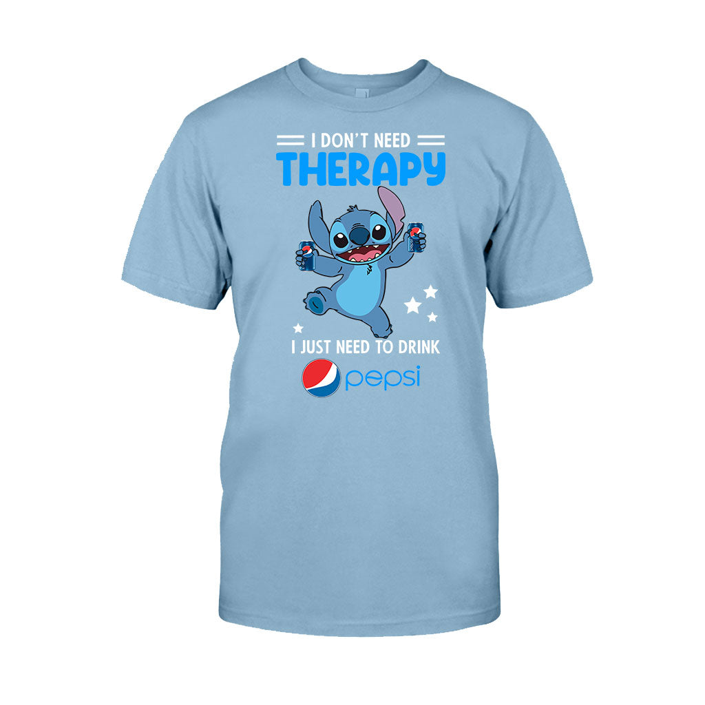 I Don't Need Therapy - Personalized Blue Soft Drink T-shirt and Hoodie