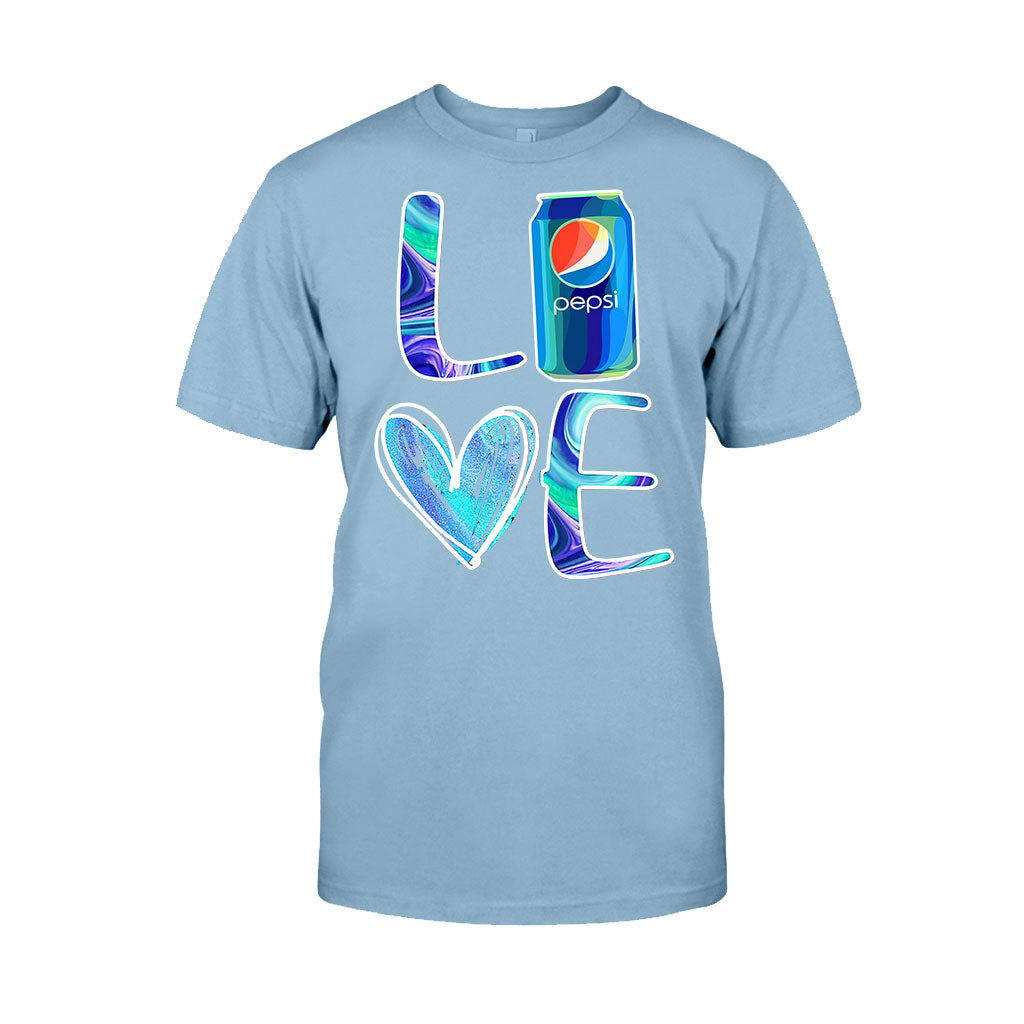 Love Summer Blue Soft Drink T-shirt and Hoodie