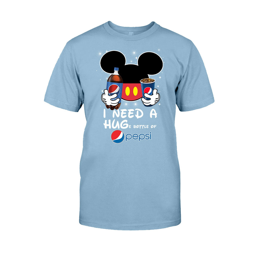 I Need A Hug Funny Blue Soft Drink T-shirt and Hoodie
