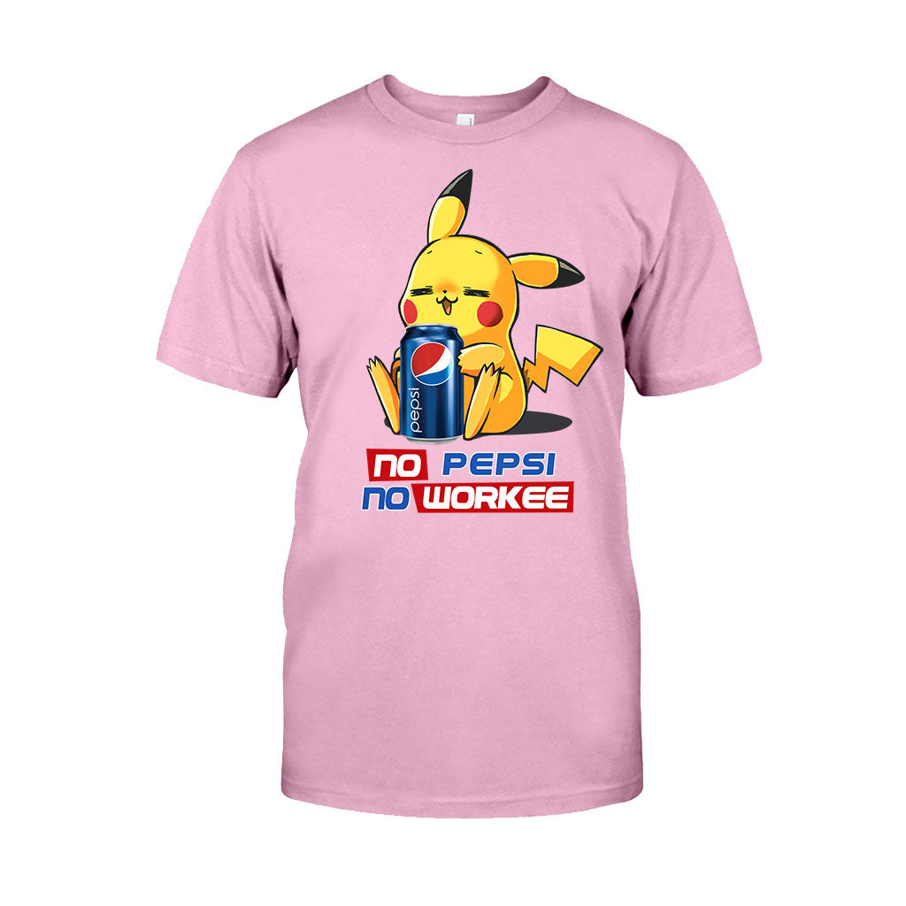 No Workee Blue Soft Drink T-shirt and Hoodie