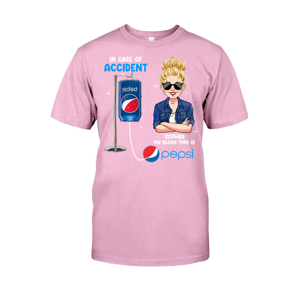 My Blood Type - Personalized Blue Soft Drink T-shirt and Hoodie