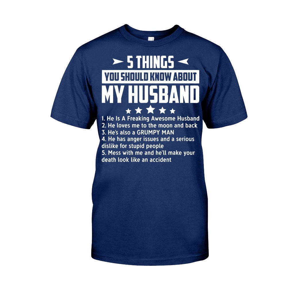 5 Things - Husband And Wife T-shirt And Hoodie 072021