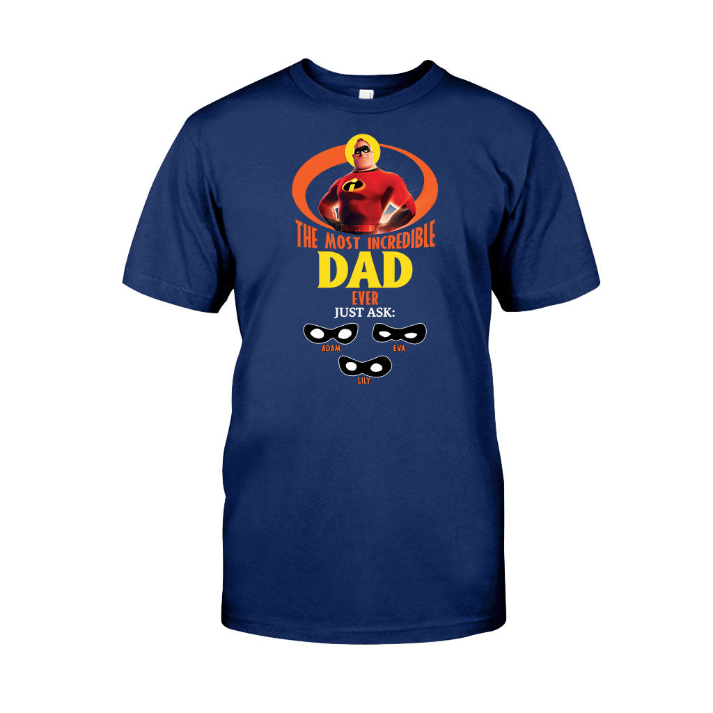 Incredible Dad - Personalized Incredible Family T-shirt and Hoodie