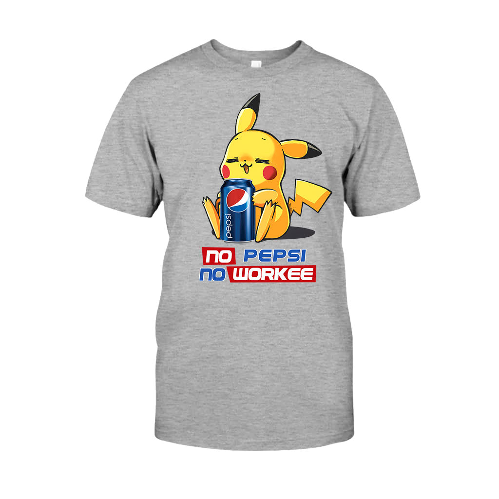 No Workee Blue Soft Drink T-shirt and Hoodie