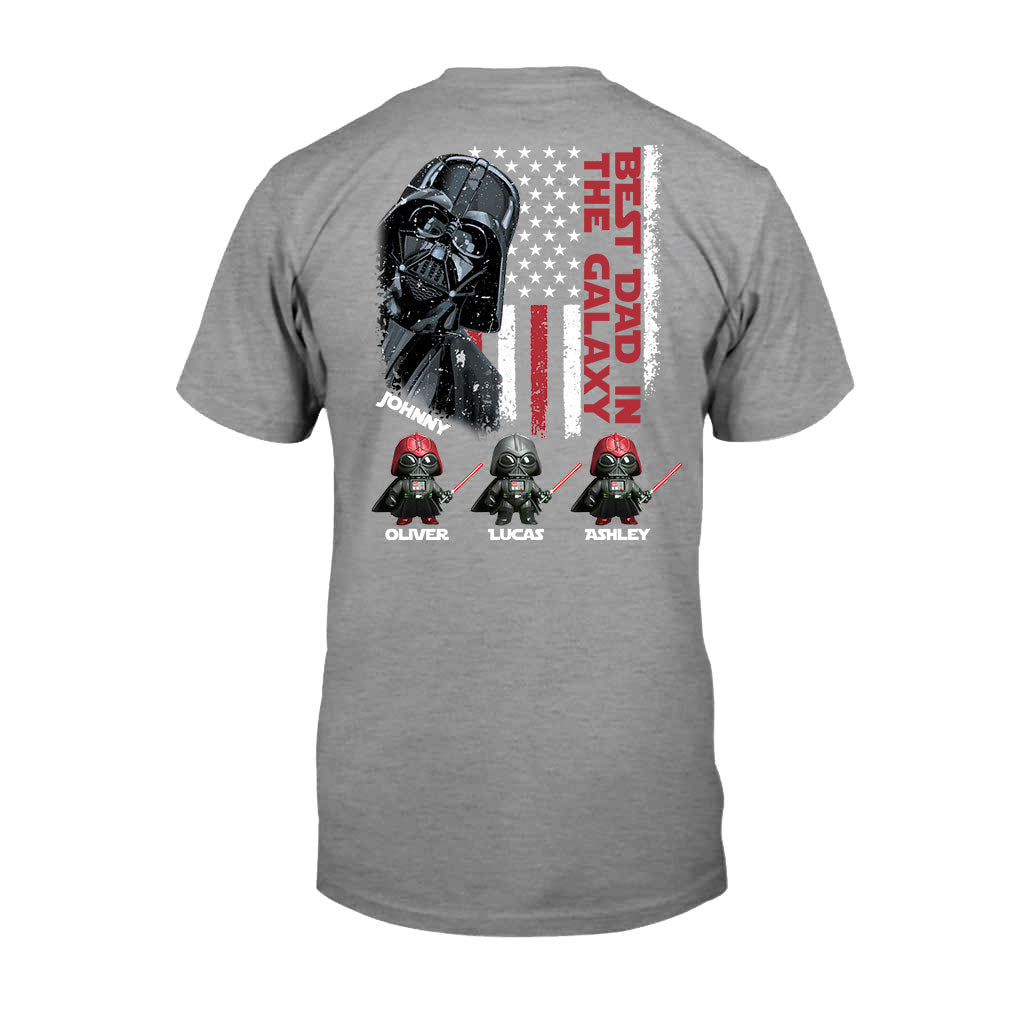 Best Dad In The Galaxy Just Ask - Personalized The Force T-shirt and Hoodie