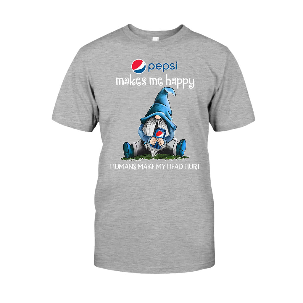 Humans Make My Head Blue Soft Drink T-shirt and Hoodie