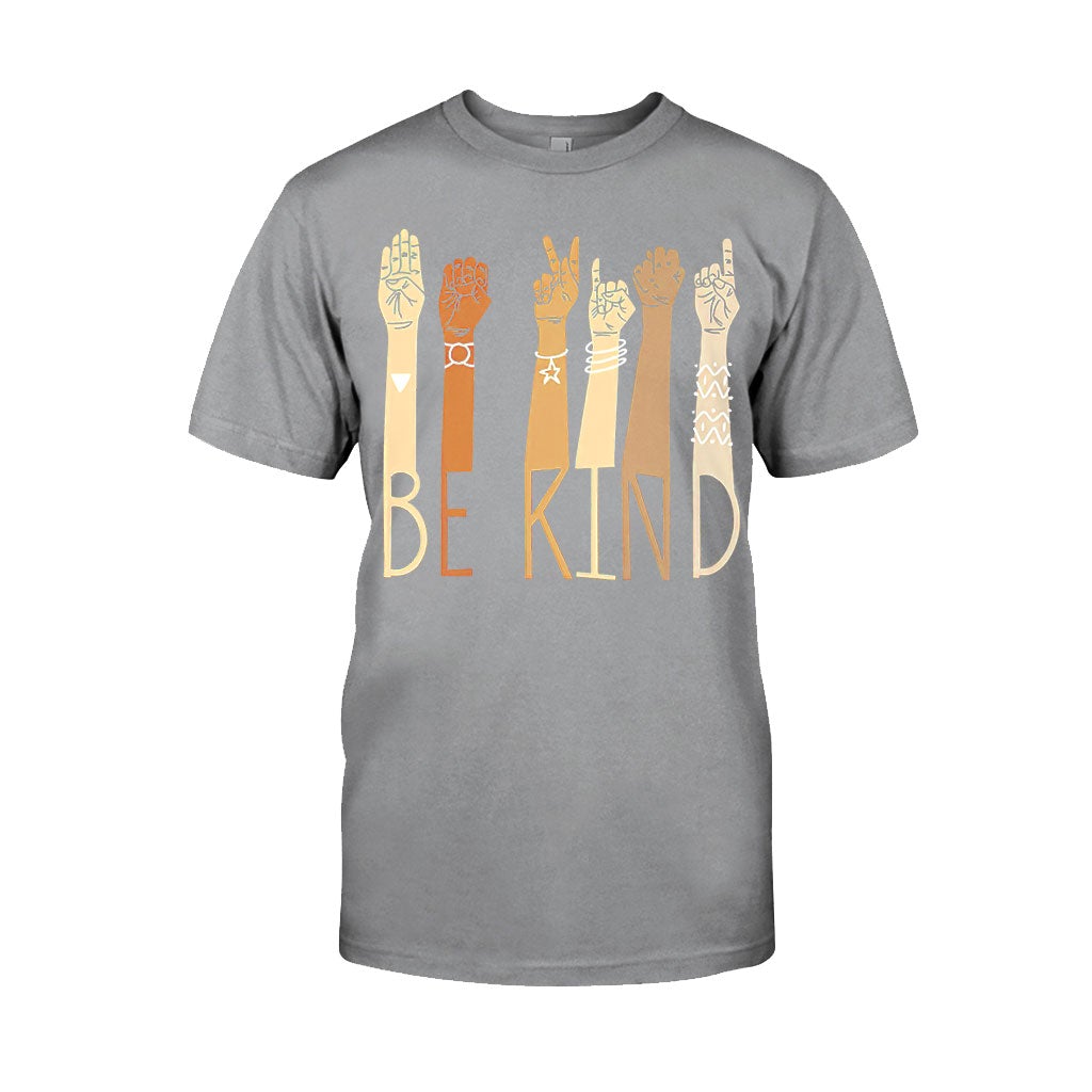 Be Kind  - American Sign Language T-shirt And Hoodie 062021