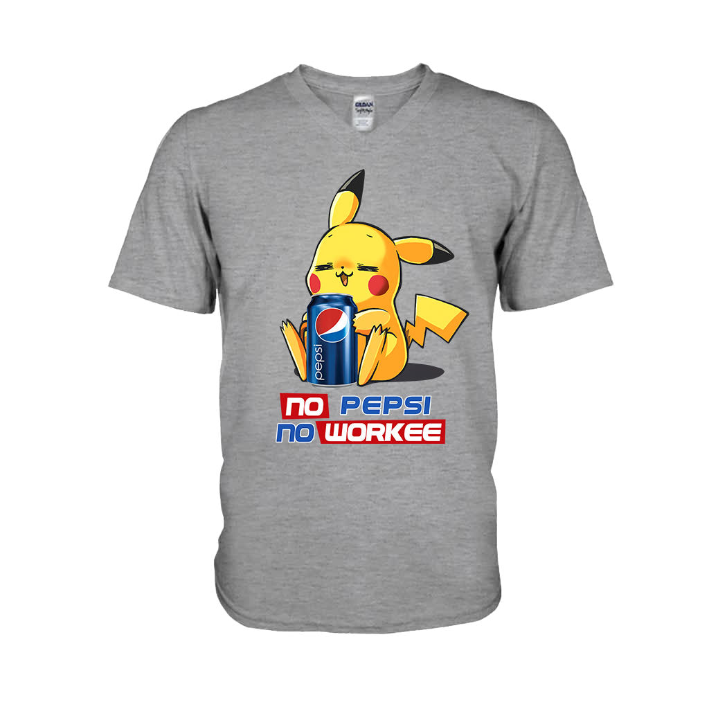 No Workee Blue Soft Drink T-shirt and Hoodie