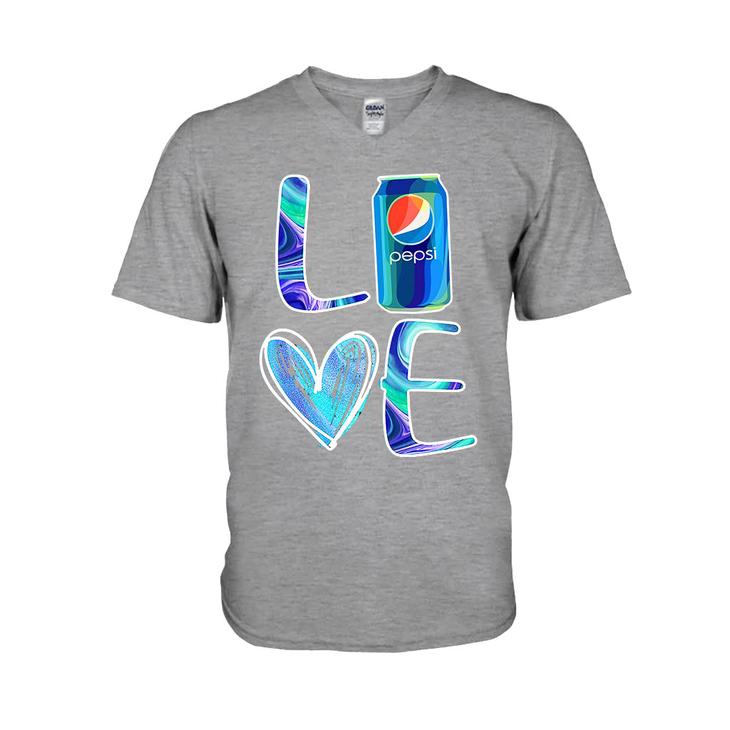 Love Summer Blue Soft Drink T-shirt and Hoodie