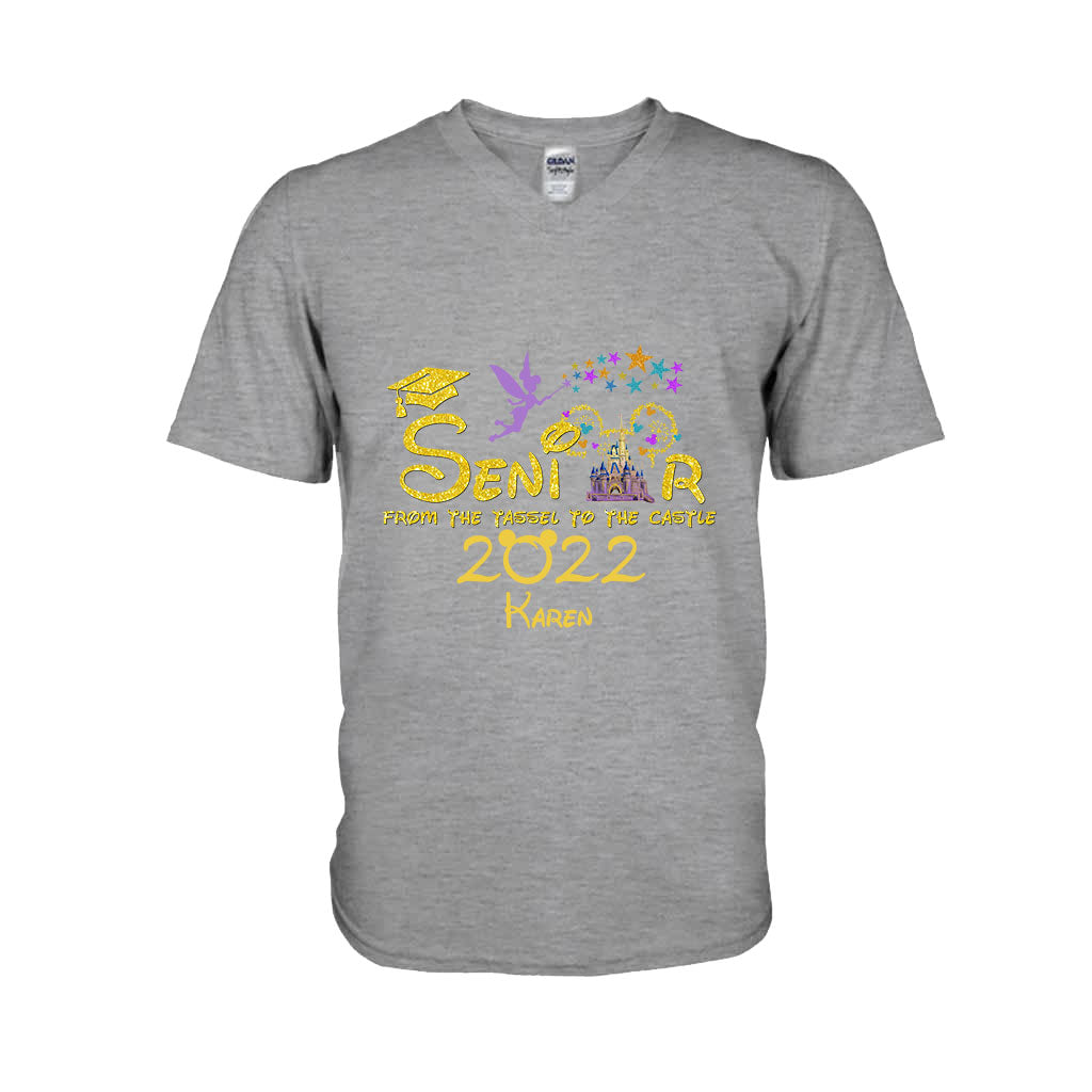 From The Tassel To The Castle - Personalized Graduation T-shirt and Hoodie