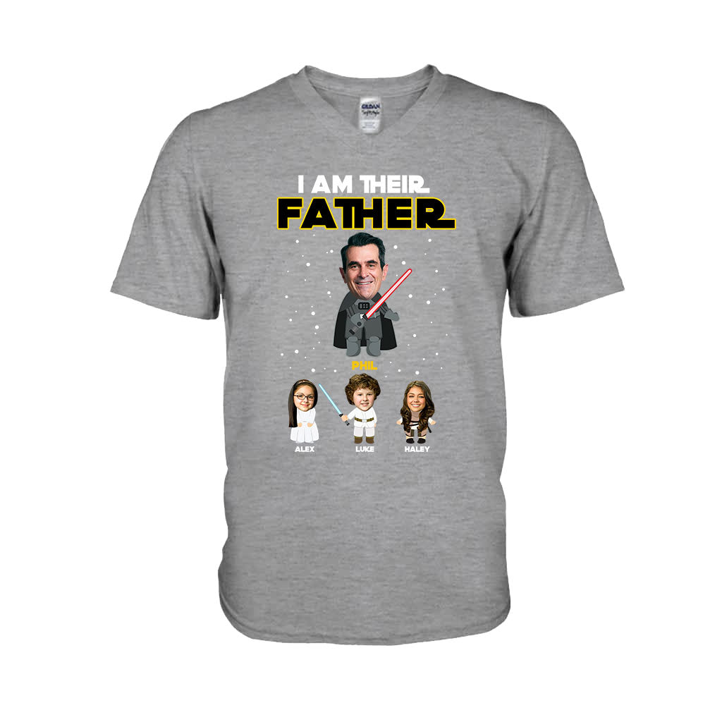 I Am Their Father - Personalized Father's Day Father T-shirt and Hoodie