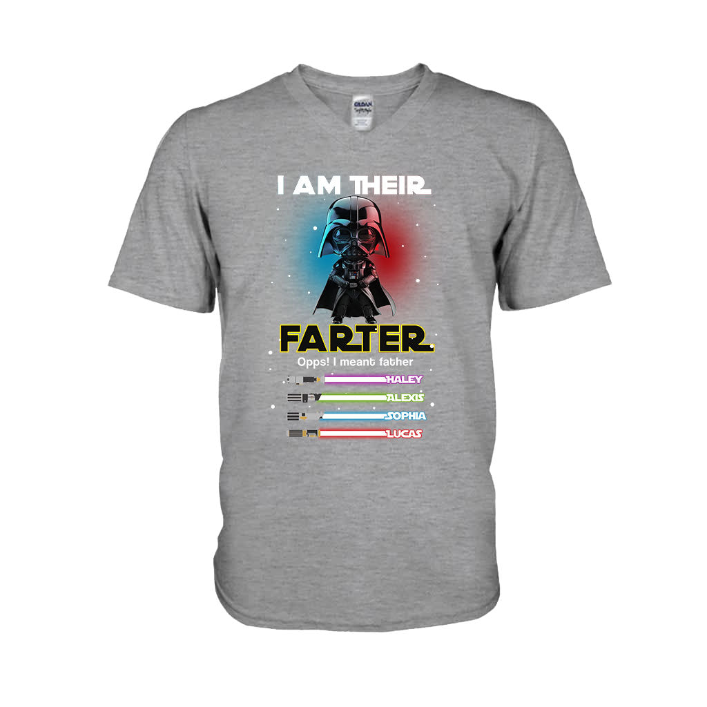 I Am Their Father - Personalized Father's Day T-shirt and Hoodie