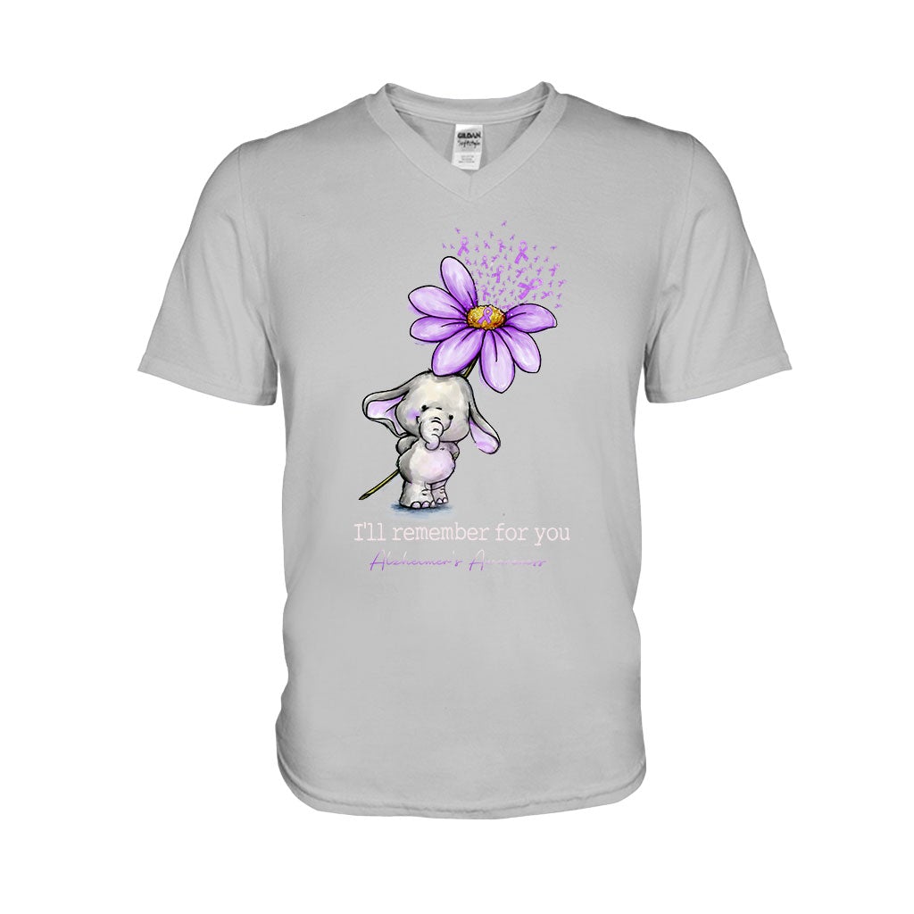 I Will Remember  - Alzheimer Awareness T-shirt And Hoodie 072021