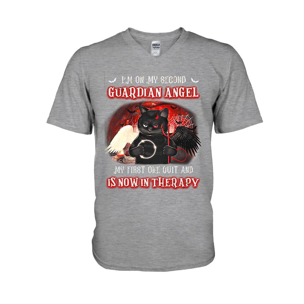 I'm On My Second Guardian Angel - Sarcasm T-shirt and Hoodie 102021