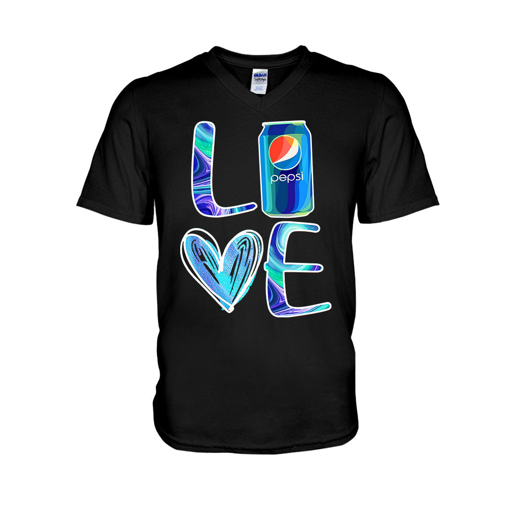 Love Summer Blue Soft Drink T-shirt and Hoodie
